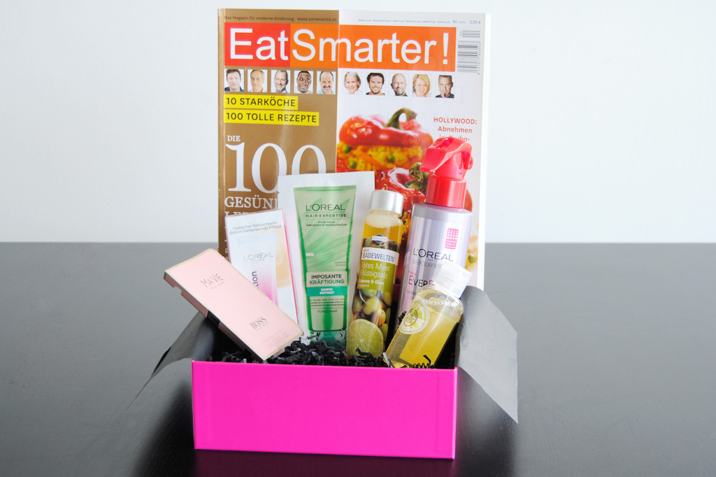 Pinkbox August 2014 Produktübersicht
