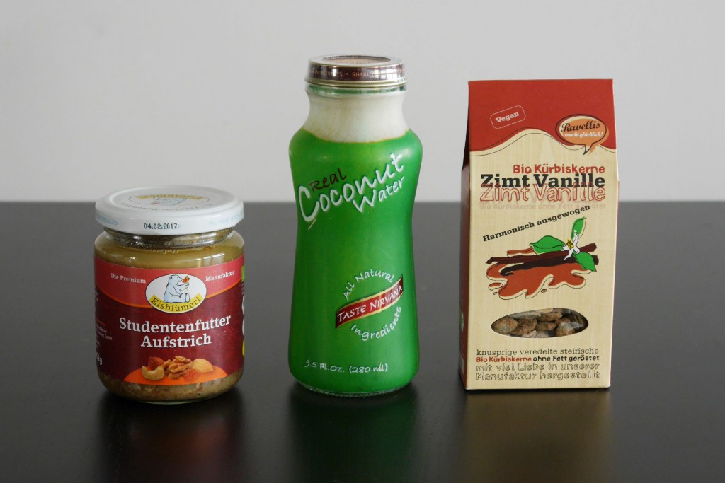 Veganbox Februar 2015 Produkte 1