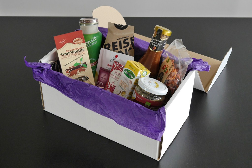 Veganbox Produkte Februar 2015