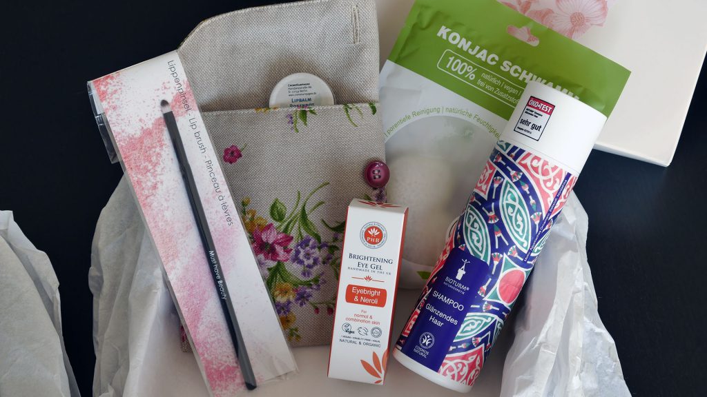 Vegan Beauty Basket Muttertagsbox 2016 Produkte